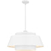 Quoizel - LMI2824W - Three Light Pendant - Lumi - Matte White