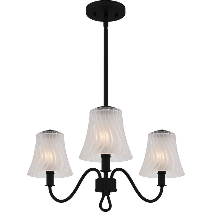 Quoizel - MCK5022MBK - Three Light Chandelier - McKinney - Matte Black