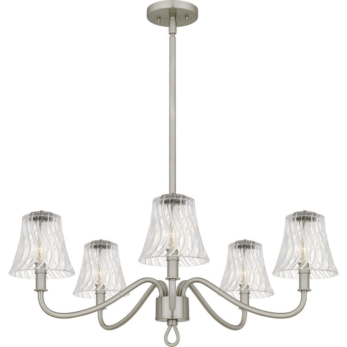 Quoizel - MCK5030BN - Five Light Chandelier - McKinney - Brushed Nickel