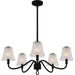 Quoizel - MCK5030MBK - Five Light Chandelier - McKinney - Matte Black