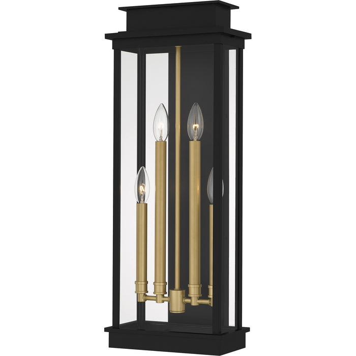 Quoizel - NOE8410MBK - Two Light Outdoor Wall Lantern - Noelle - Matte Black