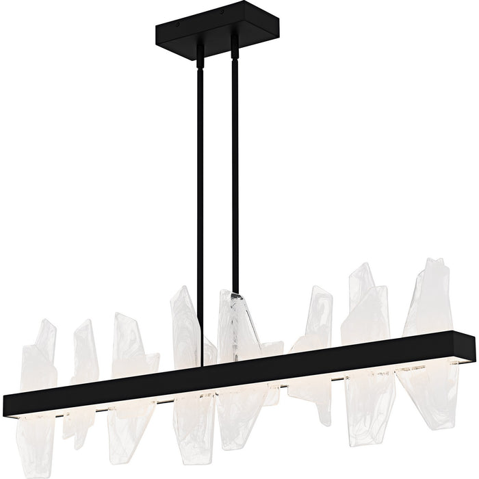 Quoizel - PCAUR142MBK - LED Linear Chandelier - Aurelia - Matte Black