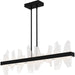 Quoizel - PCAUR142MBK - LED Linear Chandelier - Aurelia - Matte Black