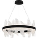 Quoizel - PCAUR5030MBK - LED Chandelier - Aurelia - Matte Black