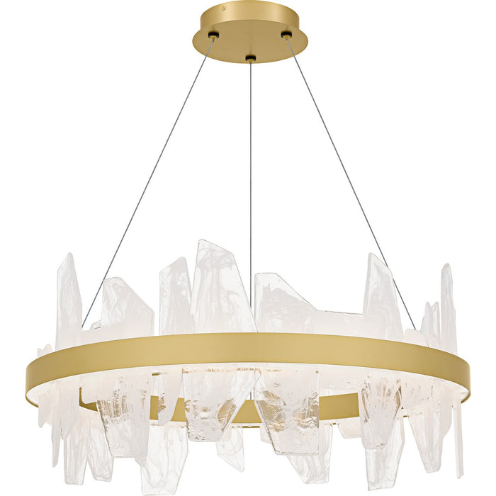 Quoizel - PCAUR5030SGD - LED Chandelier - Aurelia - Soft Gold