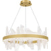 Quoizel - PCAUR5030SGD - LED Chandelier - Aurelia - Soft Gold