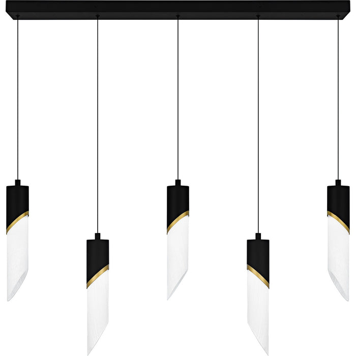 Quoizel - PCAYS540MBK - LED Linear Chandelier - Alys - Matte Black
