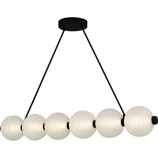 Clarendon LED Linear Chandelier Matte Black