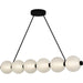 Quoizel - PCCAD144MBK - LED Linear Chandelier - Clarendon - Matte Black