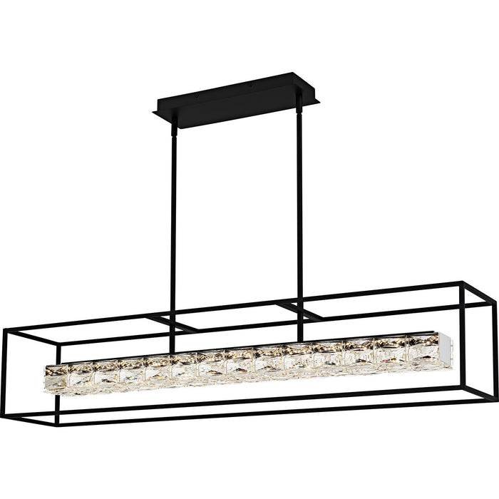 Quoizel - PCDZ148MBK - LED Linear Chandelier - Dazzle - Matte Black