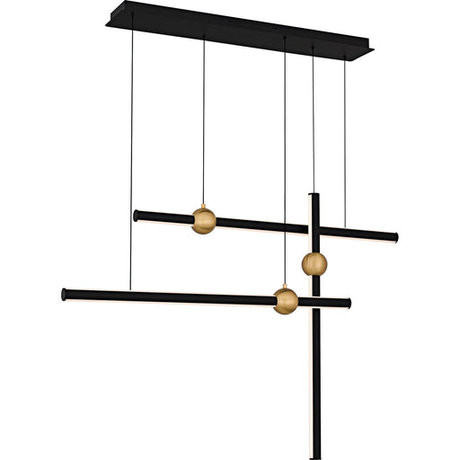 Harvick LED Linear Chandelier Matte Black