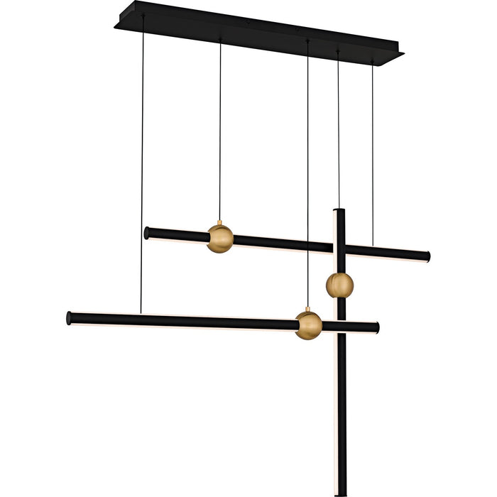 Quoizel - PCHVK144MBK - LED Linear Chandelier - Harvick - Matte Black