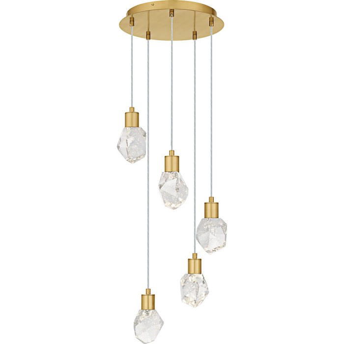 Quoizel - PCSKY1812BRG - LED Pendant - Skye - Brushed Gold