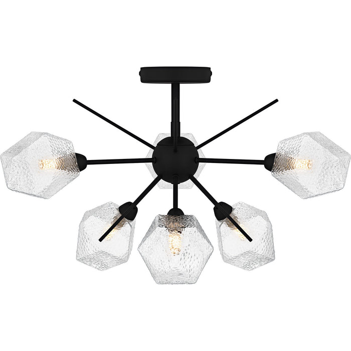 Quoizel - PCSVD1724EK - Six Light Semi-Flush Mount - Salvador - Earth Black