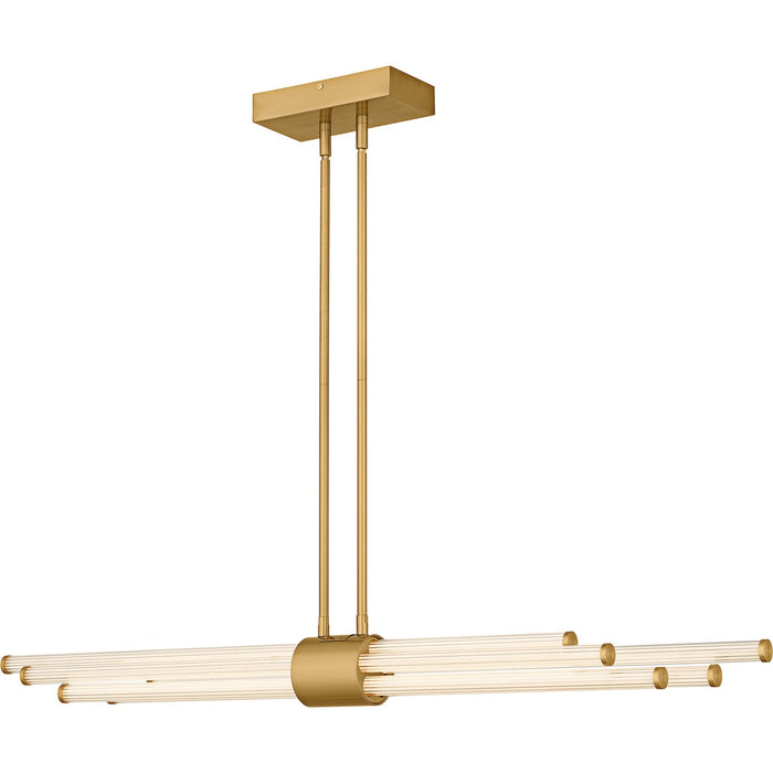 Quoizel - PCTAL146BRG - LED Linear Chandelier - Talbott - Brushed Gold