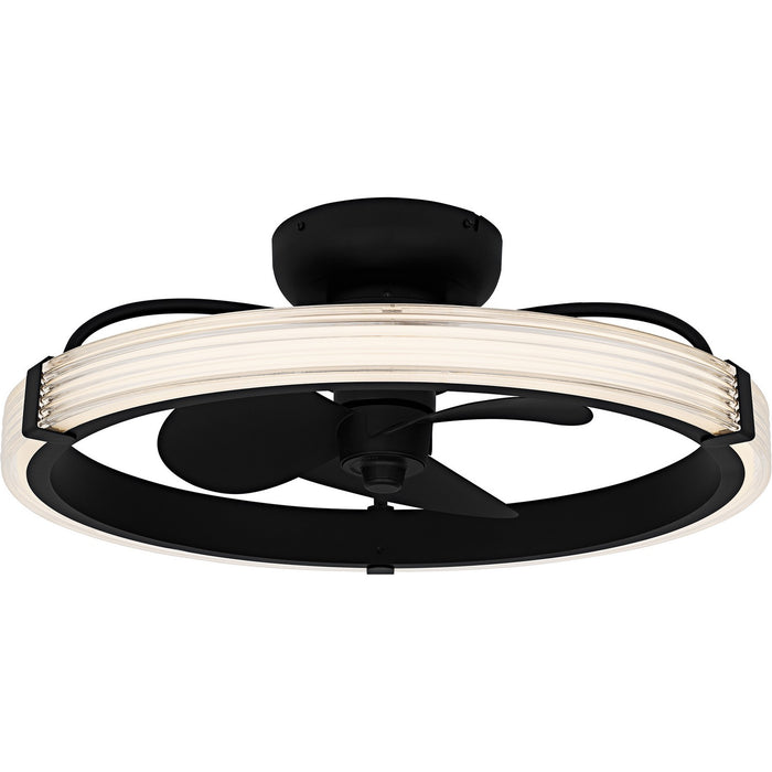 Quoizel - QFA6805MBK - LED Fan Light - Elrod - Matte Black