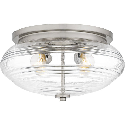 Quoizel Flush Mount Four Light Flush Mount Brushed Nickel
