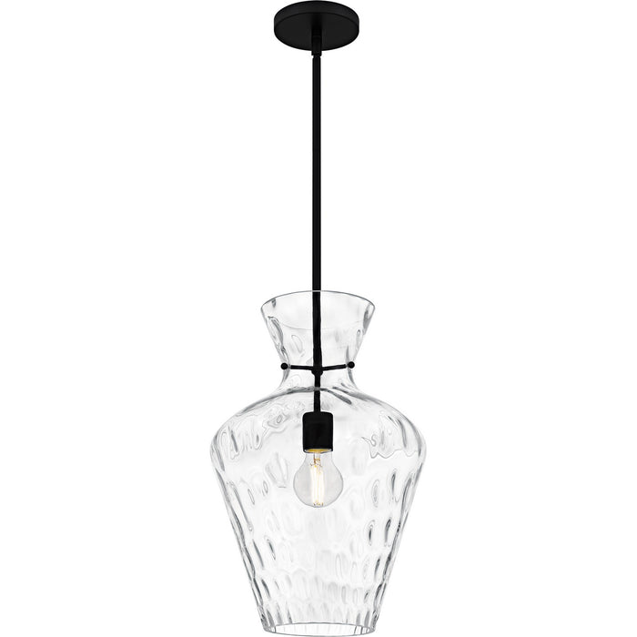 Quoizel - QMP6806MBK - One Light Pendant - Hollis - Matte Black