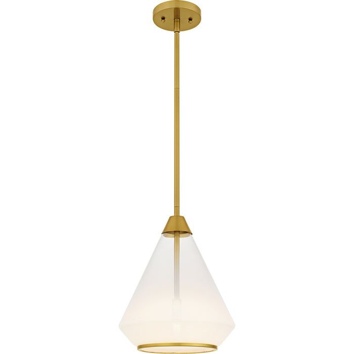 Quoizel - QP6750BRG - One Light Mini Pendant - Haze - Brushed Gold