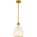 Quoizel - QP6750BRG - One Light Mini Pendant - Haze - Brushed Gold