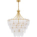 Quoizel - QP6766GFL - Seven Light Pendant - Lilestone - Gold Leaf