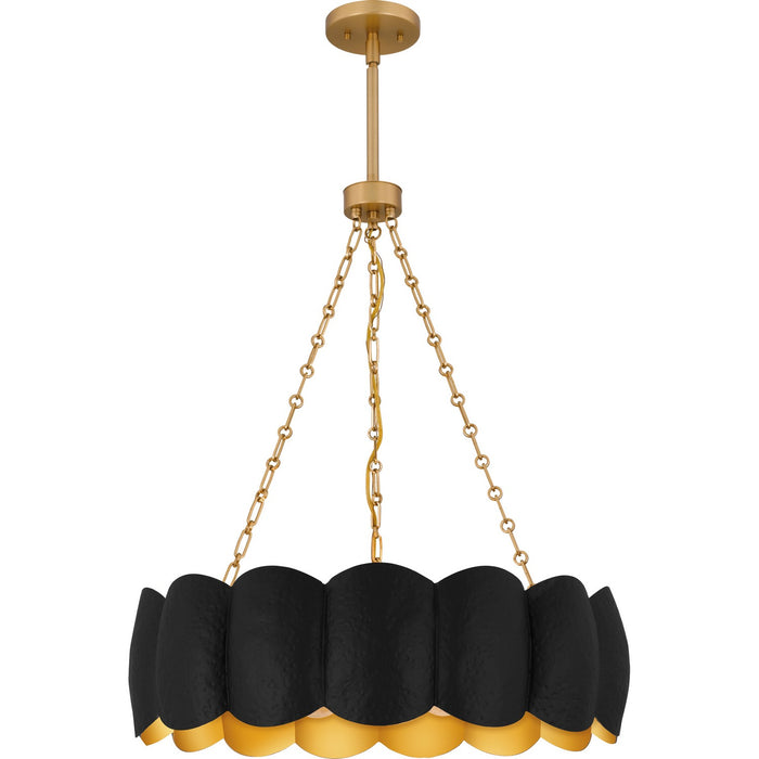 Quoizel - QP6794MBK - Five Light Pendant - Santana - Matte Black