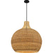 Quoizel - QP6796MBK - Four Light Pendant - Sycamore - Matte Black