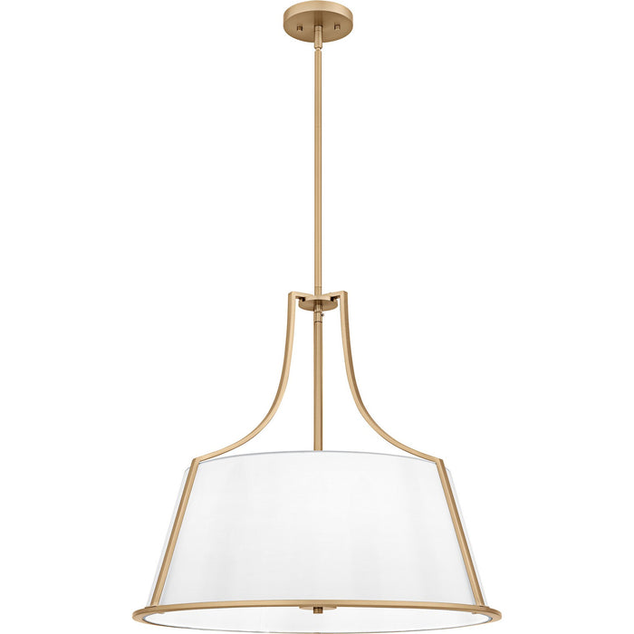 Quoizel - QP6802BGD - Five Light Pendant - Harte - Bronze Gold