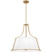 Quoizel - QP6802BGD - Five Light Pendant - Harte - Bronze Gold