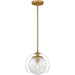 Quoizel - QPP6774BRG - One Light Mini Pendant - Eslinger - Brushed Gold