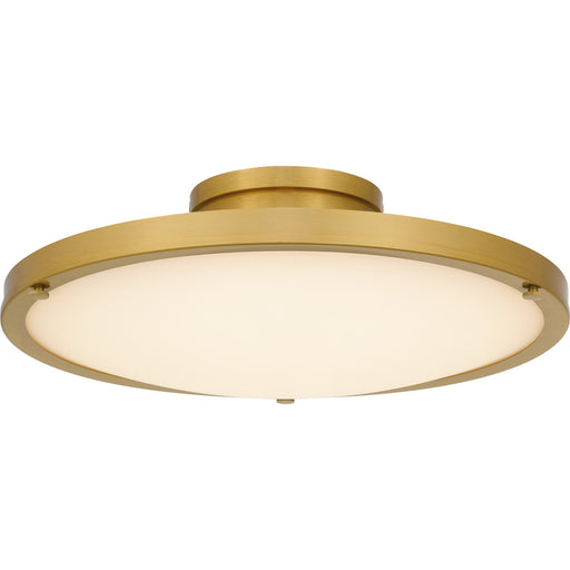Quoizel Semi-Flush Mount LED Semi-Flush Mount Brushed Gold