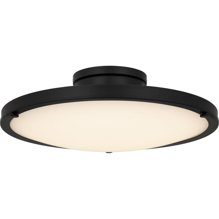 Quoizel - QSF6784MBK - LED Semi-Flush Mount - Donne - Matte Black
