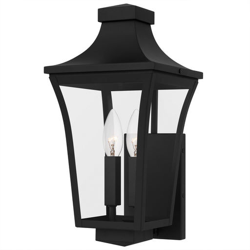 Quoizel - QTN8408EK - Two Light Outdoor Wall Lantern - Quentin - Earth Black