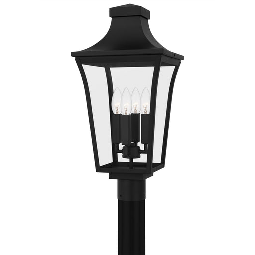 Quoizel - QTN9010EK - Four Light Outdoor Post Lantern - Quentin - Earth Black