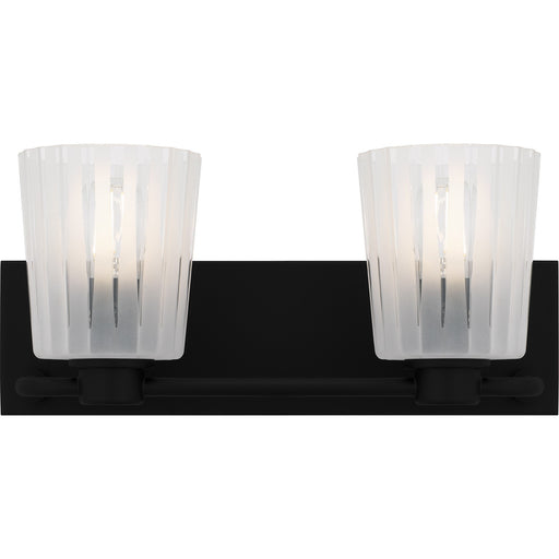 Gray Two Light Bath Matte Black