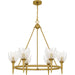 Quoizel - SHA5032BRG - Six Light Chandelier - Shea - Brushed Gold