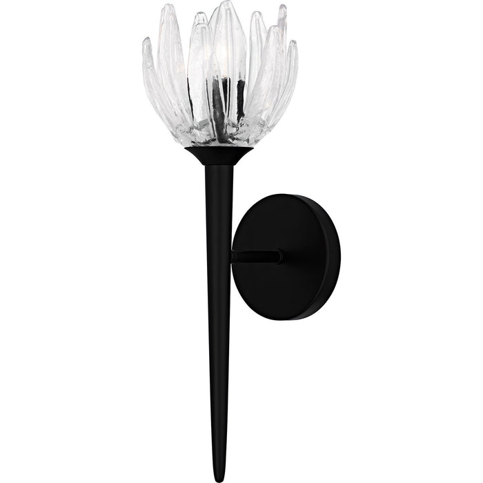 Quoizel - SHA8806MBK - One Light Wall Sconce - Shea - Matte Black