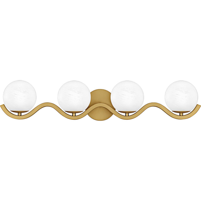Quoizel - SRI8631AB - Four Light Bath - Spherical - Aged Brass