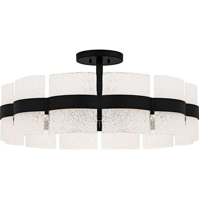 Quoizel - SWE1730MBK - Six Light Semi-Flush Mount - Sweeney - Matte Black