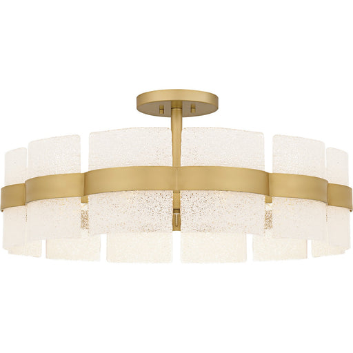 Sweeney Six Light Semi-Flush Mount Soft Gold
