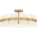 Quoizel - SWE1730SGD - Six Light Semi-Flush Mount - Sweeney - Soft Gold