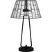 Quoizel - TF6176MBK - Four Light Table Lamp - Rainier - Matte Black