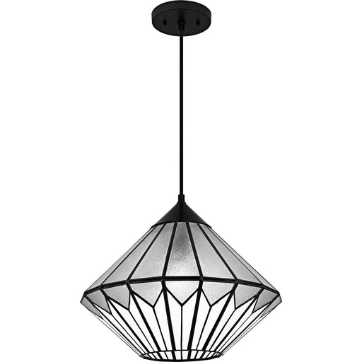 Tiffany One Light Pendant Matte Black