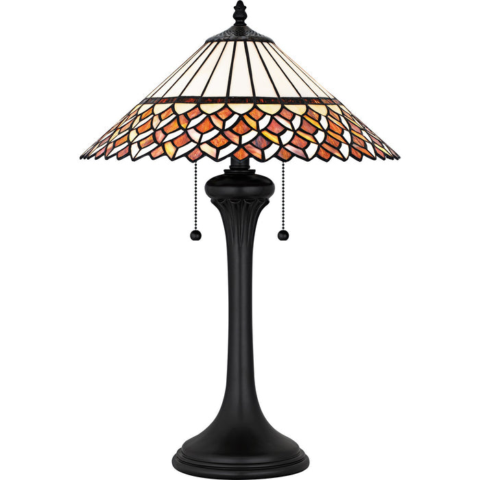 Quoizel - TF6815MBK - Two Light Table Lamp - Isla - Matte Black