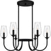Quoizel - VSC5028MBK - Six Light Chandelier - Viscount - Matte Black