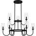 Quoizel - VSC5036MBK - Nine Light Chandelier - Viscount - Matte Black