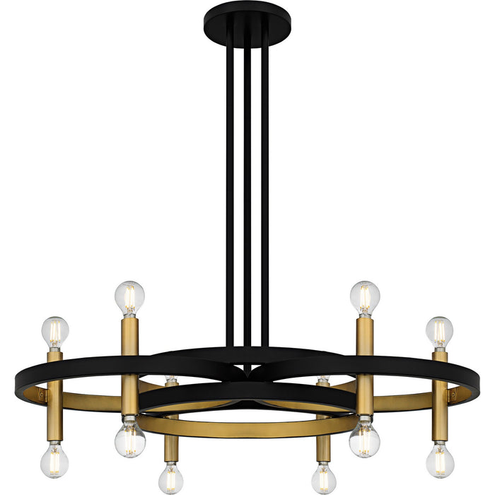 Quoizel - WID5030MBK - Six Light Chandelier - Winsland - Matte Black