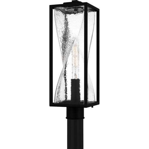 Quoizel - ZAR9007MBK - One Light Outdoor Post Lantern - Zarah - Matte Black