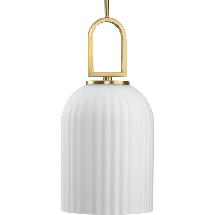 Progress Lighting - P500482-191 - One Light Pendant - Stanza - Brushed Gold