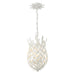 Crystorama - 563-MT - Three Light Mini Pendant - Broche - Matte White